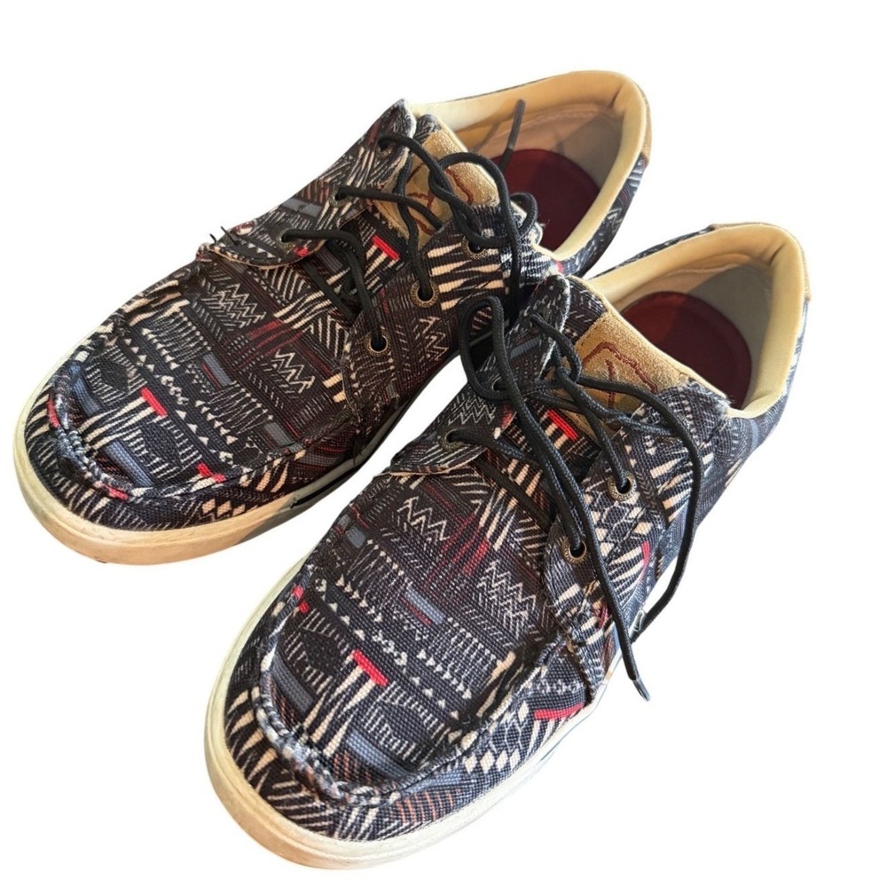 Twisted X WCA0056 Women's Kicks Southwestern Geometric Moc Toe Sneakers 9M